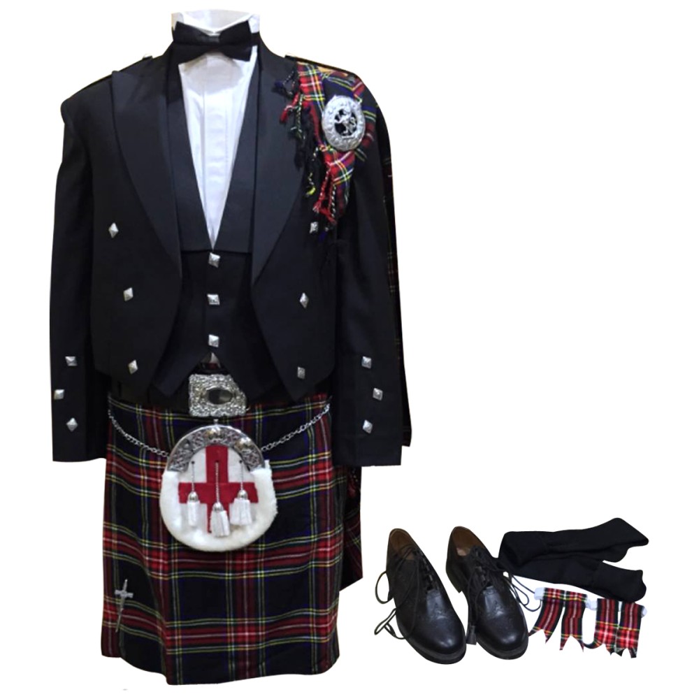 saltire kilt outfit